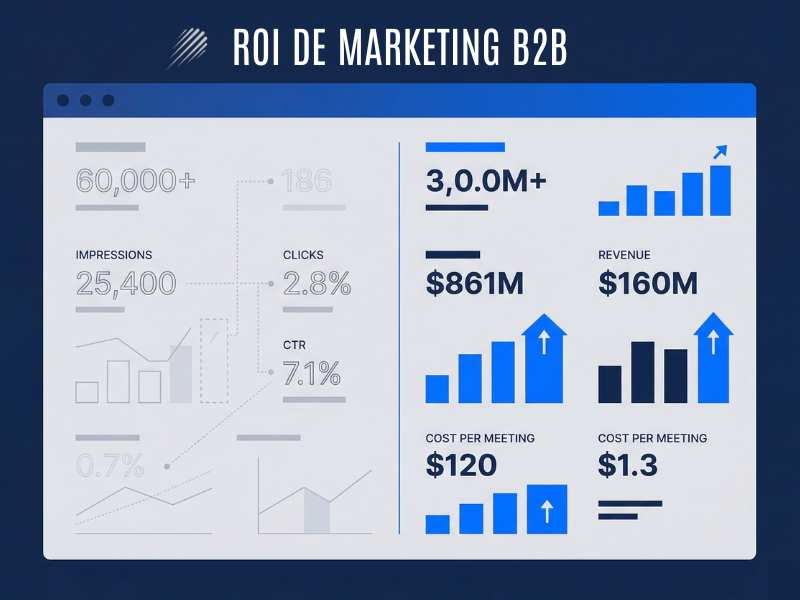 roi de marketing b2b